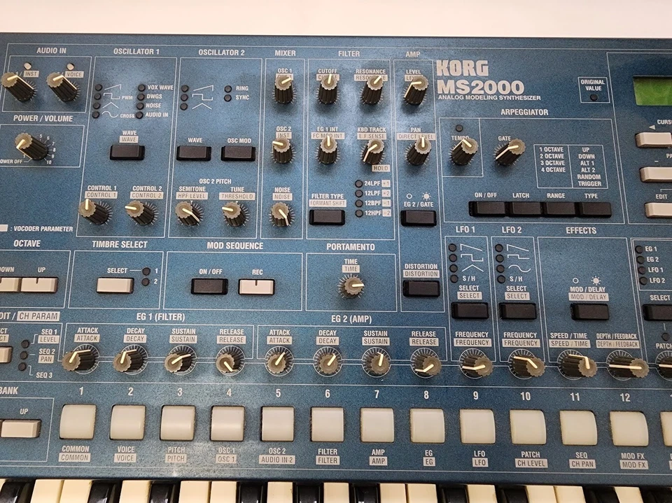 KORG MS2000 Virtual Analog Modeling Synthesizer keyboard - Image 4 of 4