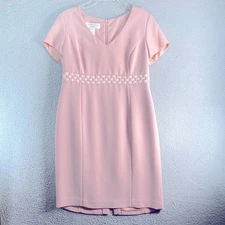 Baby Doll Dress Women's' 14 Dusty PInk Office Dressy Church Jones New York