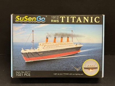 SUSENGO Building Block Kit 0577 Titanic 1021 Pieces Bricks Cruise Ship Model