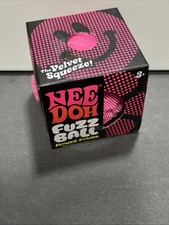 NeeDoh Fuzz Ball Flower Power Pink Brand New In Sealed Box