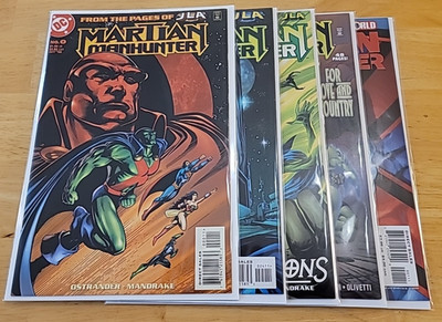 Martian Manhunter Comic Lot #0,1,23 Annual #1 + 2006 #1 DC Comics