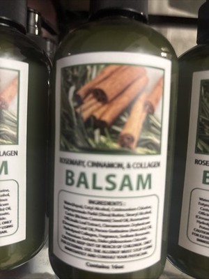 Bálsamo Anti Hair Loss Shampoo Romero Canela Y Colageno 100% Natural