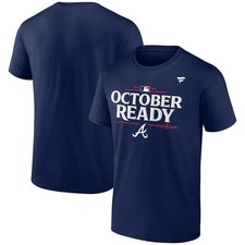 Atlanta Braves Small Tshirt Fanatics 2024 October Ready Womens Youth NWT flaw*