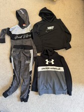 Boys Youth Under Armour Hoodie, Nike Hoodie And Good Vibe Set Size 7 Youth