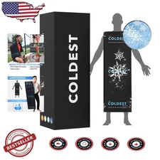 Coldest Extra Large Full Body Ice Pack - Reusable Pain Relief Compress 53"x13"