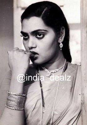 Sexy vollbusiges indisches Model weiblicher Schauspieler Silk Smitha Foto Pho...