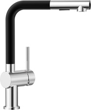 Rubinetto Cucina, Rubinetteria Estraibile Con Due Tipi Di Getto, Miscelatore Cuc