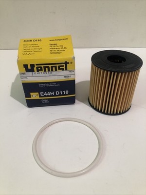 Engine Oil Filter HENGST E44H D110 11427622446 Fits select Mini