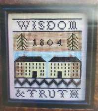 Carriage House Samplings Wisdom & Truth Cross Stitch Chart