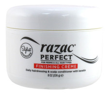 Razac Perfect for Perms Finishing Creme 8oz - Daily Hair Shine  Frizz Control