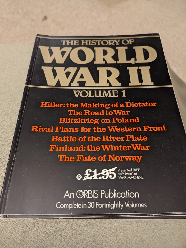 Lot of 7 The History of World War II Orbis Publication 1983 1-8 Missing Vol 2 Foto 4 de 4