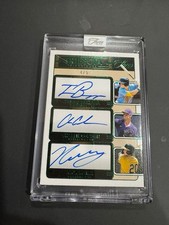 2025 Three And Two Trifecta Nick Kurtz Bazzana Condon Emerald Auto #d 4/5