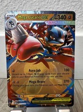 Mega Lucario ex 077/132 Me01: Mega Evolution Holo NM