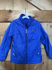 Patagonia Kids Youth S 7-8 Nano Puff Jacket Full Zip Royal Blue