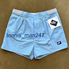 Nike John Mcenroe Checkerboard Air Tech Challenge Court Tennis Shorts PE Agassi