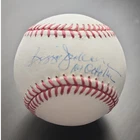 Reggie Jackson signed autographed baseball "Mr October" inscribed. Leaf COA