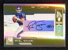 2006 Donruss Elite Passing the Torch Gold Signatures 99/99 Phil Simms Auto 1q7