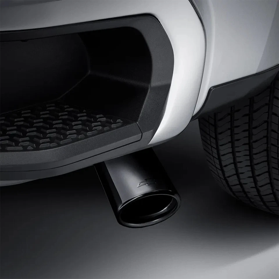 OEM GM 2014-2026 Chevy Silverado 1500 Negro Cromo Escape TIp 84521819 Foto 3 de 4