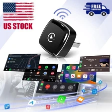 2025 USB Wireless CarPlay Adapter For iPhone Apple Wireless Dongle Plug ＆Play-US