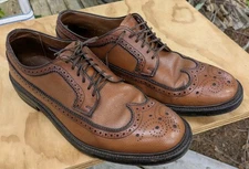 Hanover LB Sheppard Signatures Long Wing Full Brogue 2132 9.5 E/C wingtips