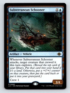 Subterranean Schooner - The Lost Caverns of Ixalan (LCI) 80/491 Rare
