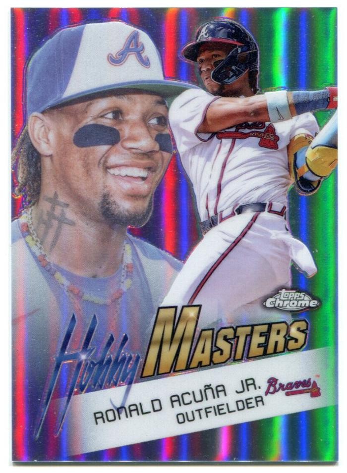 2025 Topps Chrome Ronald Acuna Jr. Hobby Masters SSSP Case Hit Atlanta Braves