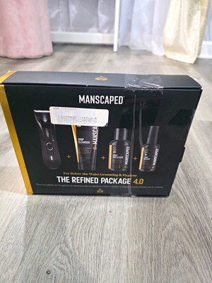 Manscaped Refined Package 4.0 Shaver Kit Lawn Mower 4.0 Black/Gold Set