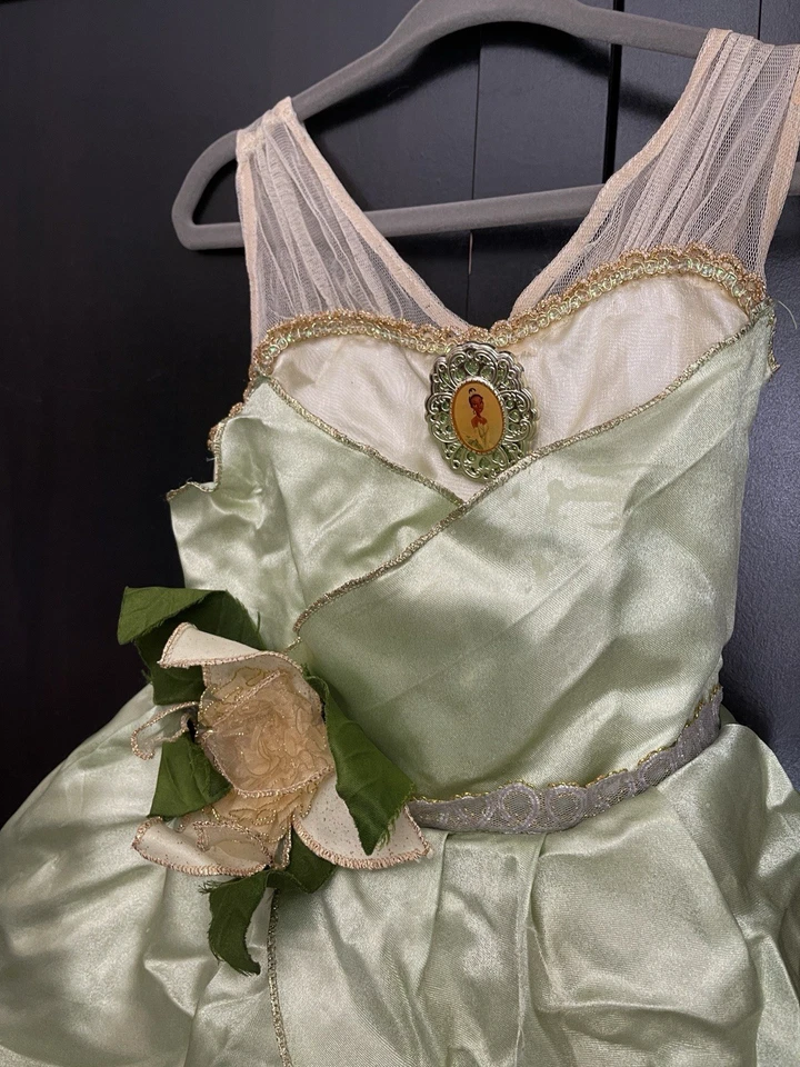 Vestido de Vestir Princesa Tianna Tienda Disney Niño Pequeño 2t 3t Auténtico Parques Disney Foto 3 de 4