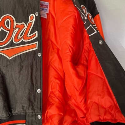 Vintage STARTER Baltimore Orioles MLB Baseball Orange/black Jacket