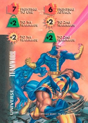 Teamwork 7F E S +2 +2 - Marvel Overpower - Overpower