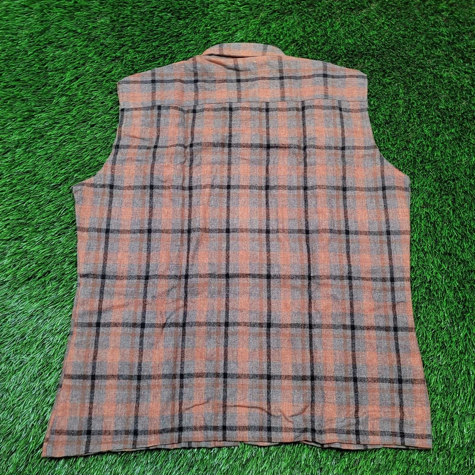 VTG 90s Grunge Plaid Flannel Shacket Mens XL Oversized Baggy (Fits 2XL) - Image 3 of 4