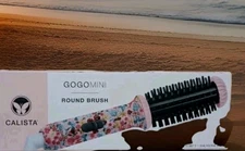 Calista ❤️ GoGo Mini Round Brush Retro Light Pink  Ditzy Floral  