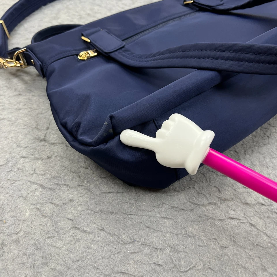 Bandolera Travelon Antirrobo A Medida Azul Diario RFID Doble Asa* Foto 3 de 4