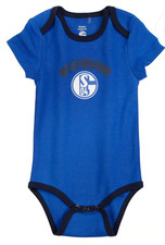 FC Schalke 04 S04 Body Baby Neuzugang blau Gr. 50/92