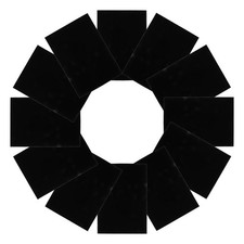 20 Pcs Adhesive Flocked Fabric Flocking with Backing A4 Self-adhesive