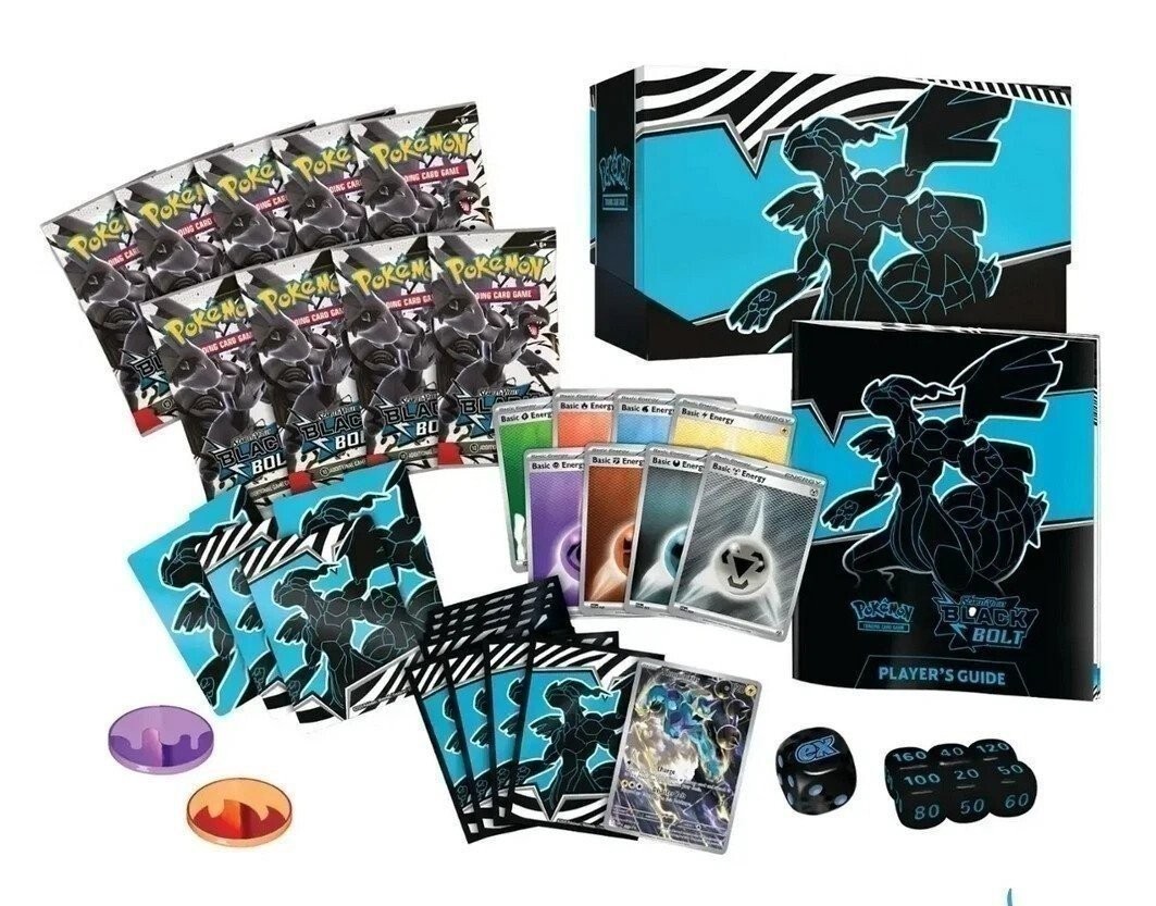 ポケモンカード　black bolt elite trainer box 限定版 Pokemon Trading Card Game: Black Bolt Elite Trainer Box | GameStop
