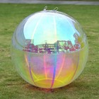 Yescom 32" Big Shinny Inflatable Mirror Ball Reusable Wedding Event Iridescent — photo 1