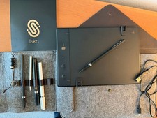 ISKN The Slate 2 Pencil  Paper Graphic Bluetooth Digital Tablet SLATE2 W/Case