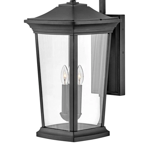 Hinkley Bromley 30"H Museum Black 3-Light Outdoor Wall Light - Picture 6 of 10