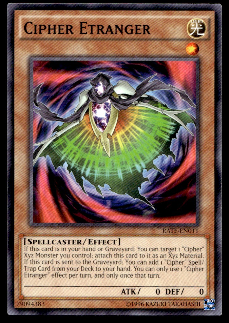 Cipher Etranger Raging Tempest RATE-EN011 MP YuGiOh TCG