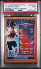 2024 CONTENDERS OPTIC WINNING TICKETS ORANGE #WTCWS CALEB WILLIAMS RC /50 PSA 9