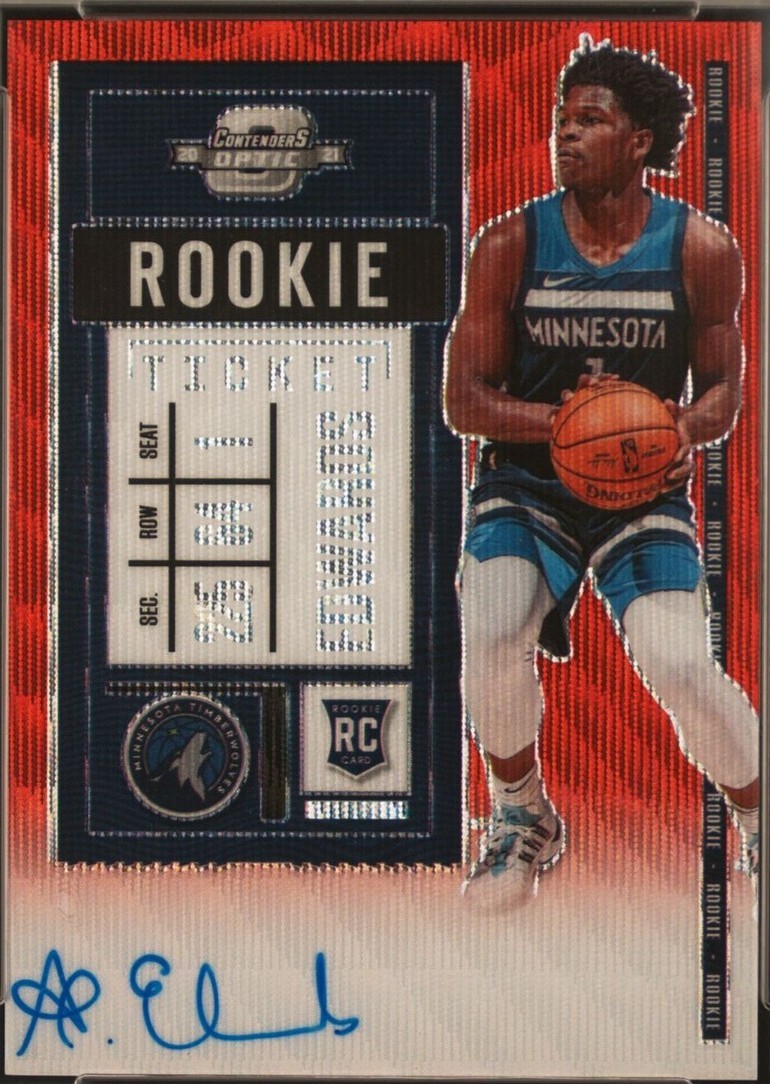 2020-21 Panini Contenders Optic - Anthony Edwards #137 for sale | eBay