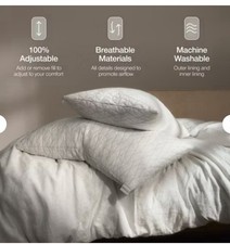Coop Sleep Goods The Original Adjustable Memory Foam Queen Pillow New Sealed box