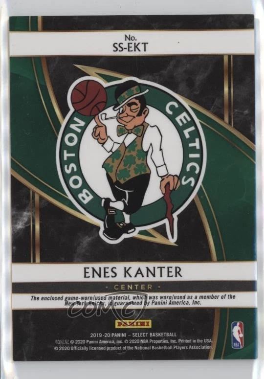 2019-20 Panini Select Select Swatches Enes Kanter #SS-EKT - Image 2 of 2
