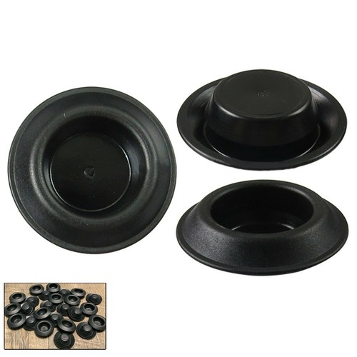 Flush Sheet Metal Hole Plugs 60 Piece Black Plastic Assortment for Car Vehicle - Bild 22 von 24