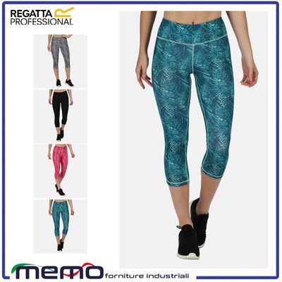 leggins donna fitness per sport sportivi elasticizzati neri colorati corti  3/4 | eBay