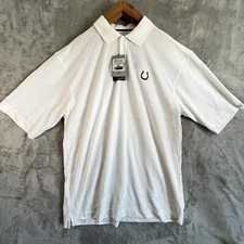 Indianapolis Colts Polo Shirt Mens 3XL Cutter & Buck CB DryTec NFL Football NWT