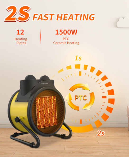 International Portable Patio Heater Outdoor Electric Garage Heaters