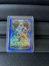 2020 Panini Prizm Blue Shimmer Thaddeus Moss Rookie RC #07/25 #386 Washington