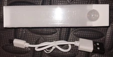 Motion Sensor Light USB Rechargeable Battery Operated 21 LED Cabinet L AP9